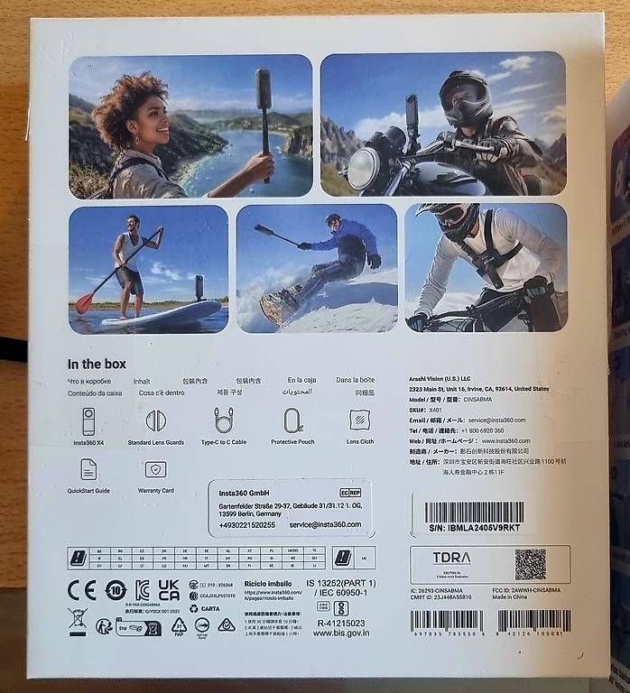 Action Cam: Insta 360 X4 8K – Nuovo e nell'imballaggio originale da Untervaz venduto da Rehbock06 2