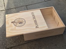 Weinkiste 3er leer 33.5x27.5x9.5 cm ohne unterteilung