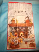 Stoffkalender, 1976, Fisba-Stoffels, Kaminfeuer