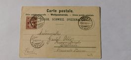 Carte postale Weltpostverein 1898