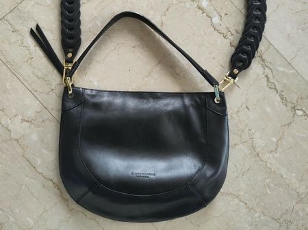Sac à main cuir noir Gianni Chiarini état neuf