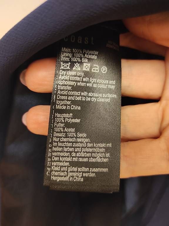 Vestiti: Chiffon Kleid, Gr.36 – Usato da Romanshorn venduto da valena01 4