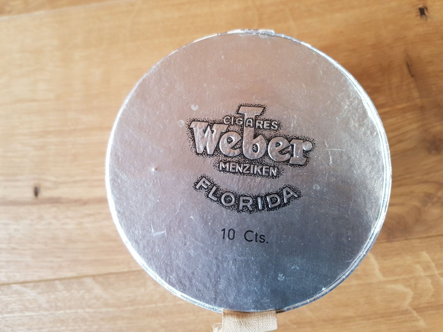 Dosen: runde Zigarren Karton Box Schachtel Weber Cigars Florida – Gebraucht aus Walterswil BE von Lonitti 2