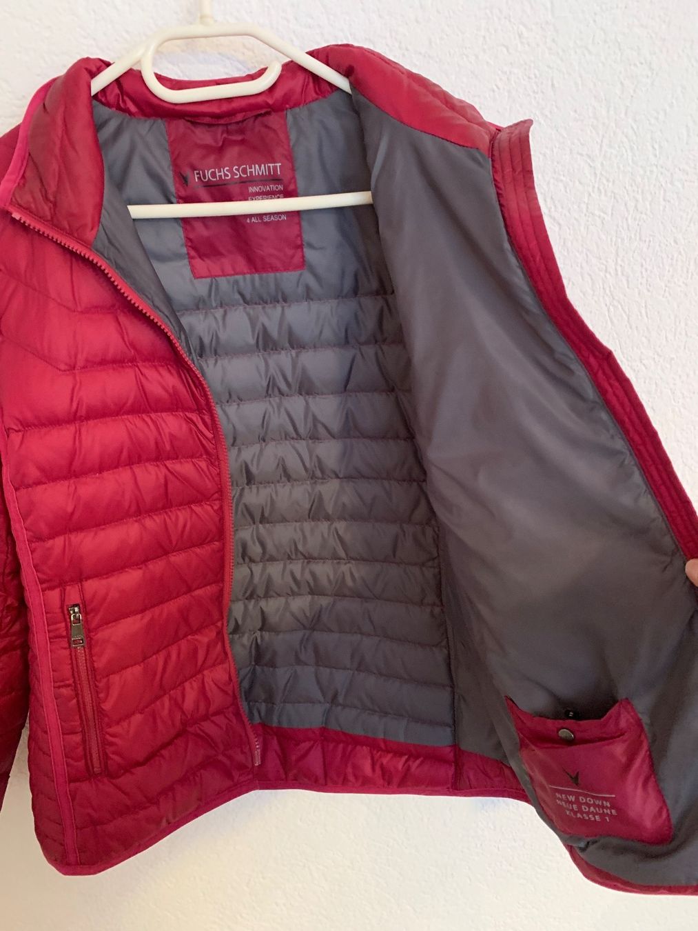 Fuchs Schmitt Giacche: FUCHS SCHMITT echte Daunen Jacke Gr. 36 / S pink Himbeerrot – Usato da Fislisbach venduto da KolibriSecondhand 7