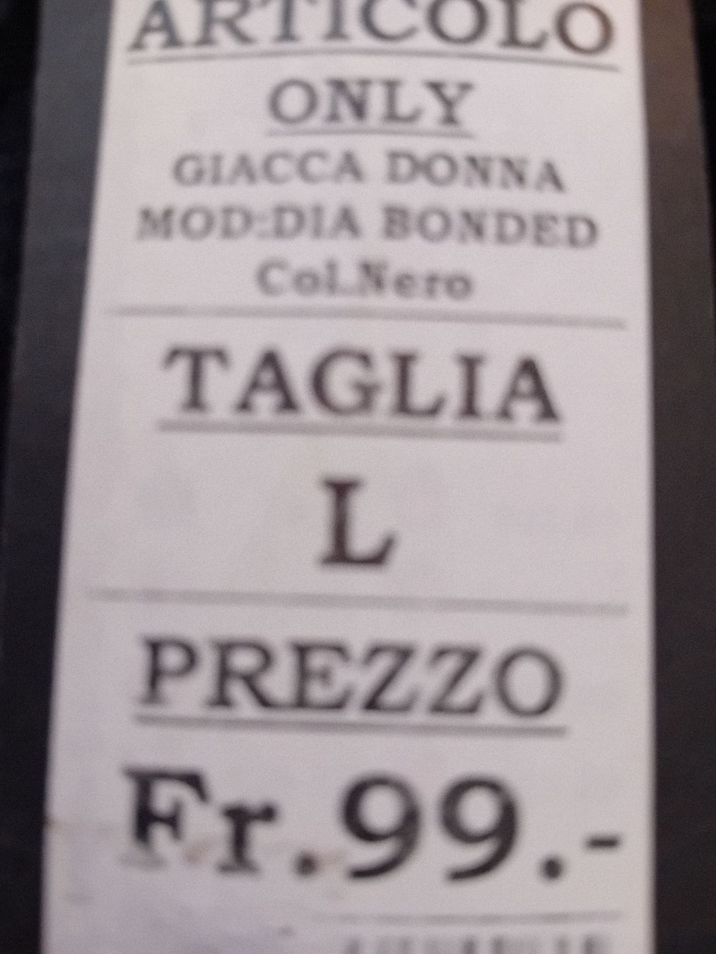 Only Giacche: giacca NUOVA invernale ONLY – Nuovo (secondo la descrizione) da Biasca venduto da Old_6blh 5