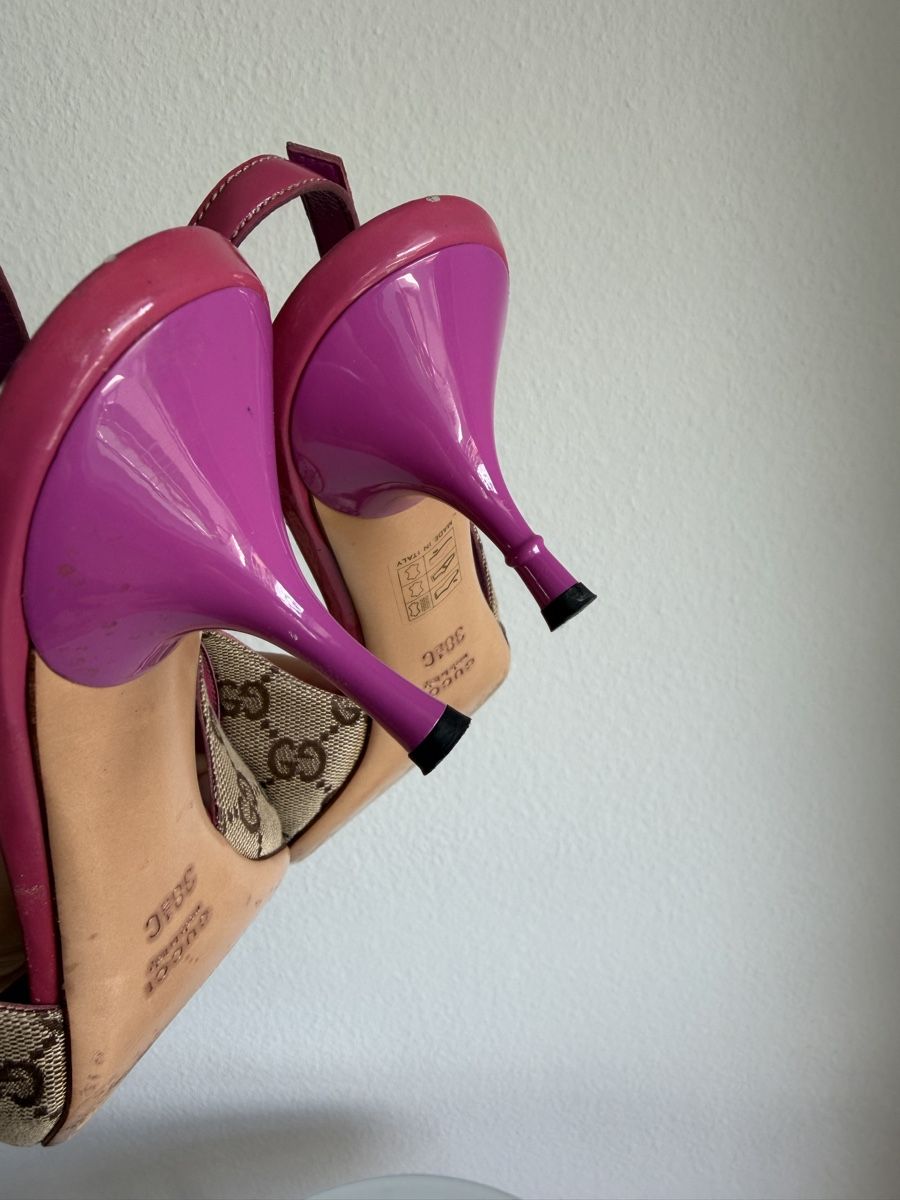 Gucci Chaussures femmes: Slingback monogramme Gucci vintage – D'occasion à Cressier FR par Kvito4ka 4