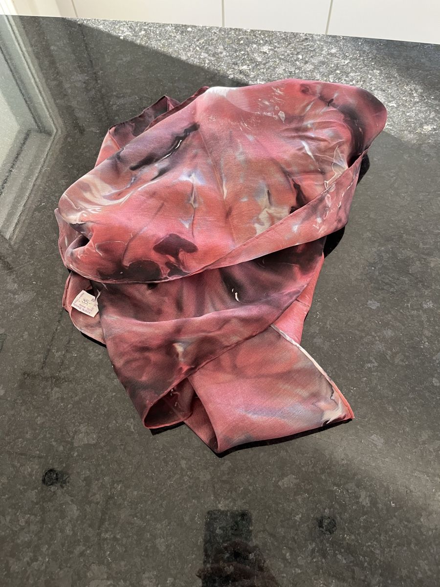 Foulards, Tücher & Schals: Handbemalter Seidenschal – Neu (gemäss Beschreibung) aus Männedorf von Qurop 1