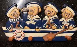Baby Wand Garderobe aus Holz