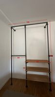 RackBuddy Industrial Kleiderregal / offene Garderobe – Stahl