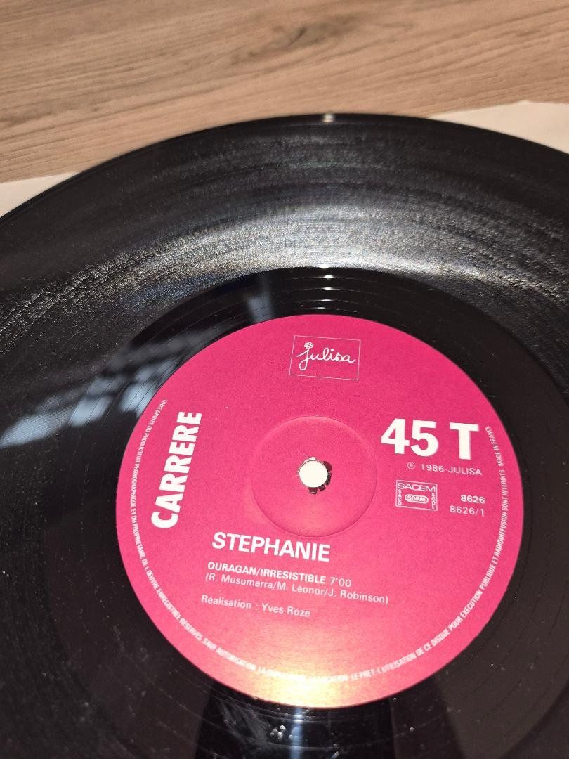Schallplatten: LP Stephanie 'Ouragan' Maxi 45 Tours – Gebraucht aus Dielsdorf von Haesi0 5