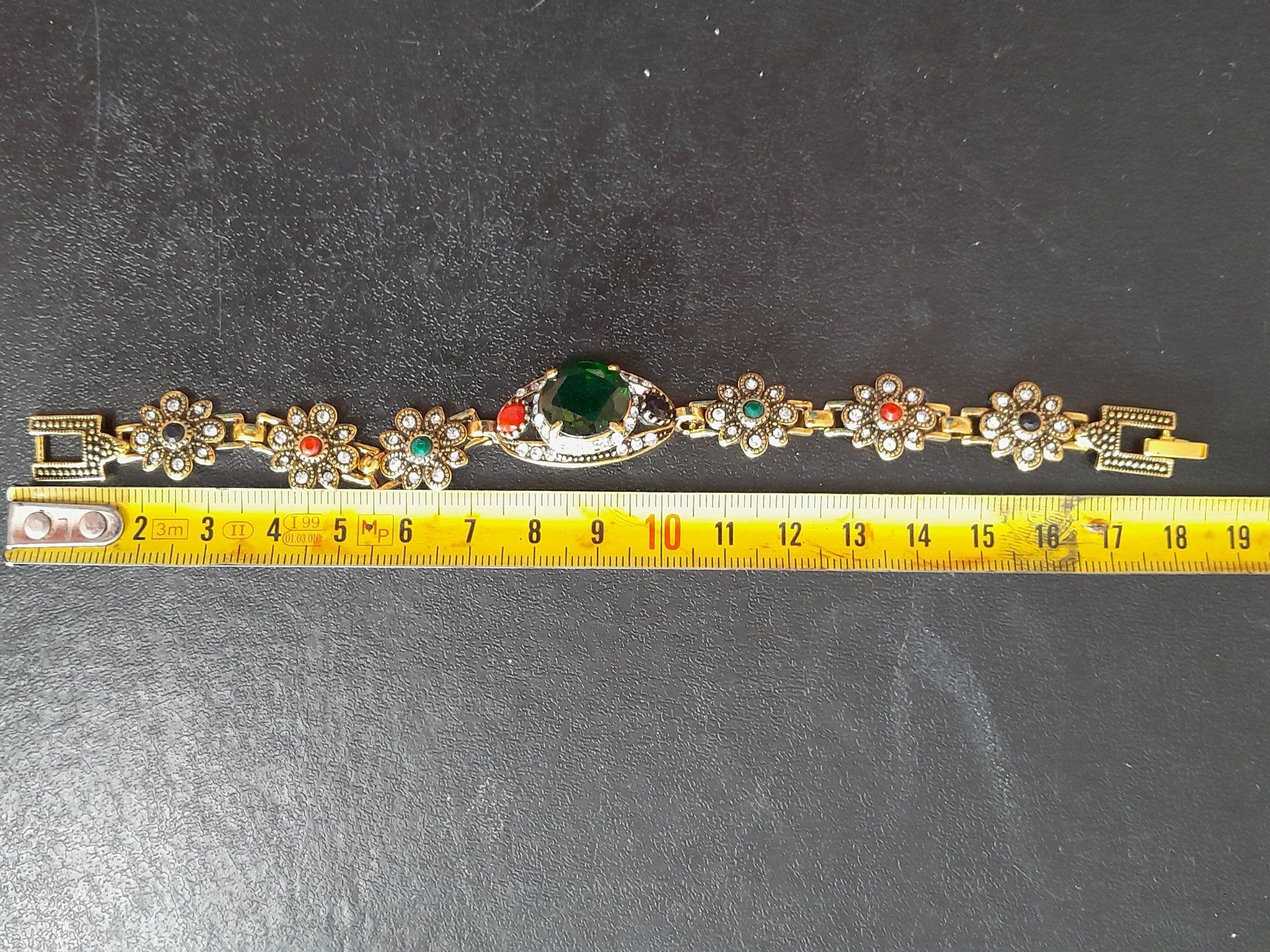 Bracciali & Braccialetti: Blumen Armkette, vergoldet, 19cm – Usato da Aarau venduto da Reto_BA_01 5