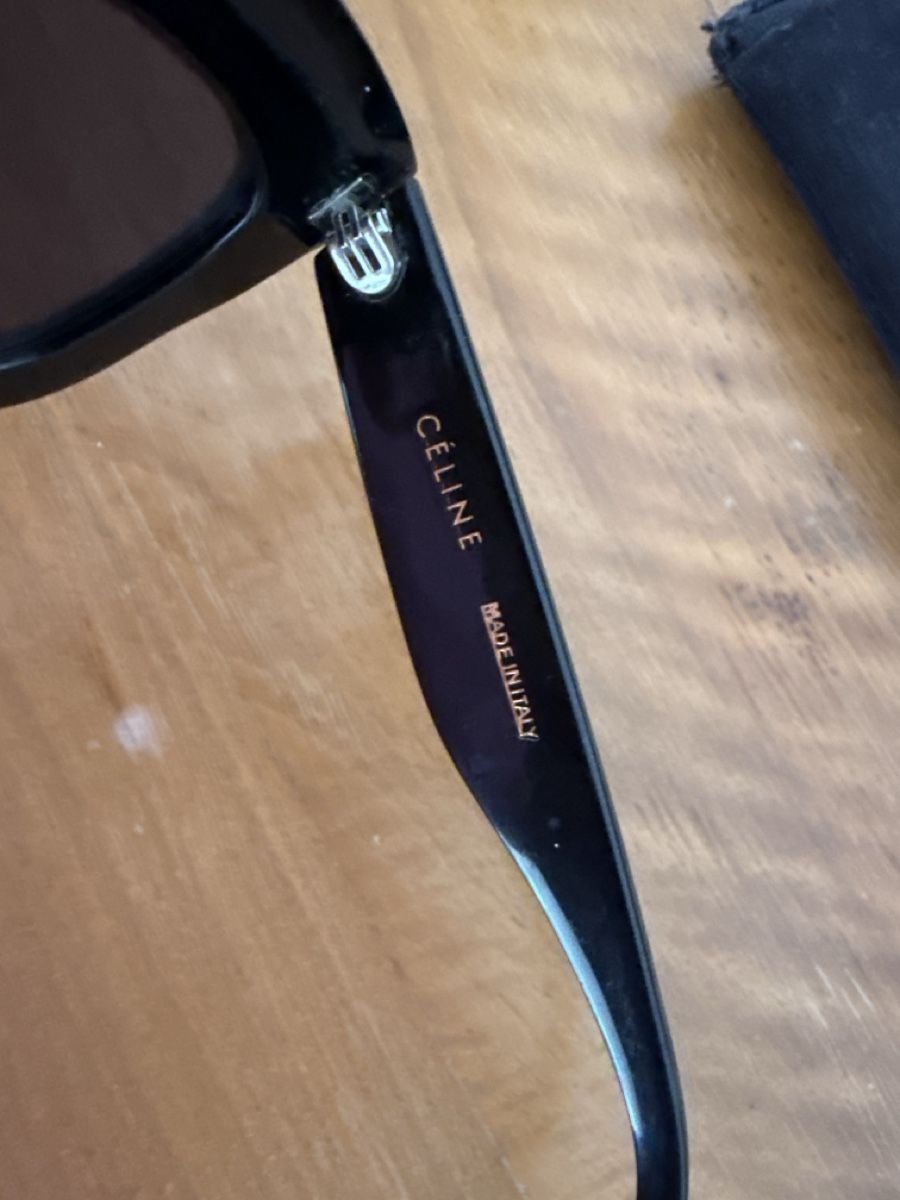Celine Brillen & Gläser: Original Old Céline Sonnenbrille in Schwarz – Gebraucht aus Zürich von sasast 2
