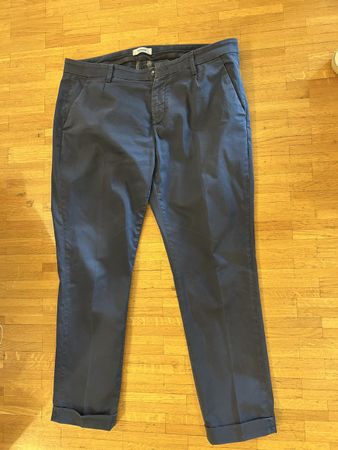 Dondup, pantalon coton, bleu, taille 35