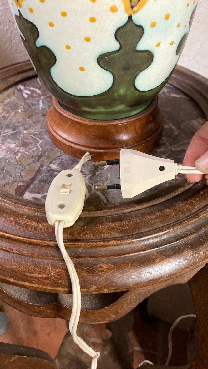 Lampade: Lampe GOUDA ancienne antik – Usato da St-Cierges venduto da LeRegain 7