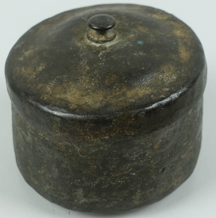 Kleine Kupferdose Mit Deckel - Luftdicht Für Tee, Gewürze & Räucherwerk