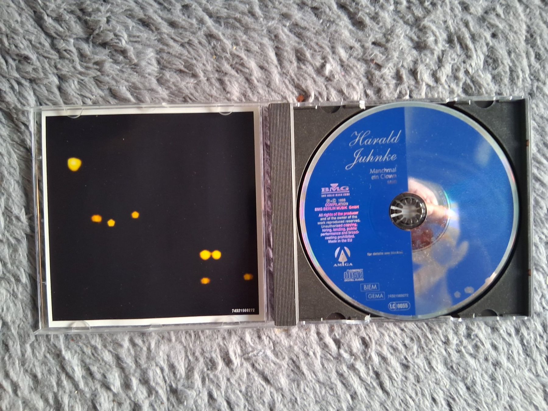 CD: HARALD JUHNKE   MANCHMAL EIN CLOWN SEIN     CD – Usato da Wetzikon ZH venduto da Ramones01 2
