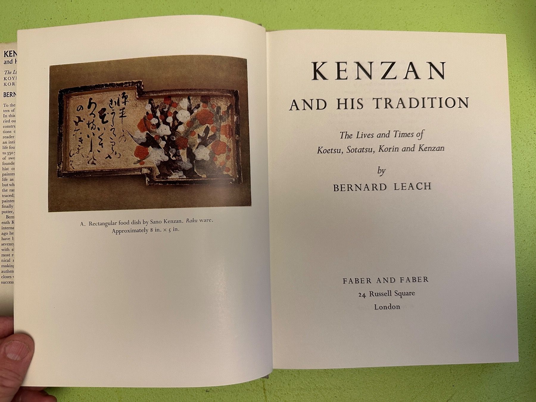 Libri: Bernard Leach: Kenzan and His Tradition. – Usato da Zürich venduto da allp 2