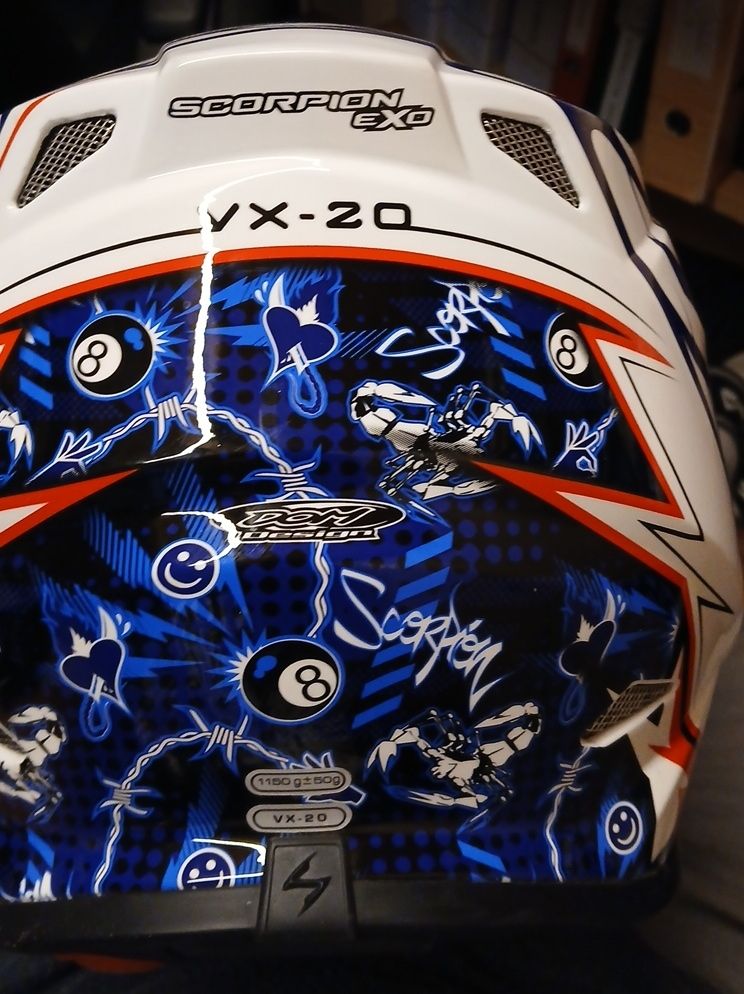 Caschi & visiere: Casque Scorpion VX-20 K.O. Édition - Taille S - Occasion – Usato da La Chaux-de-Fonds venduto da miami-vice1985