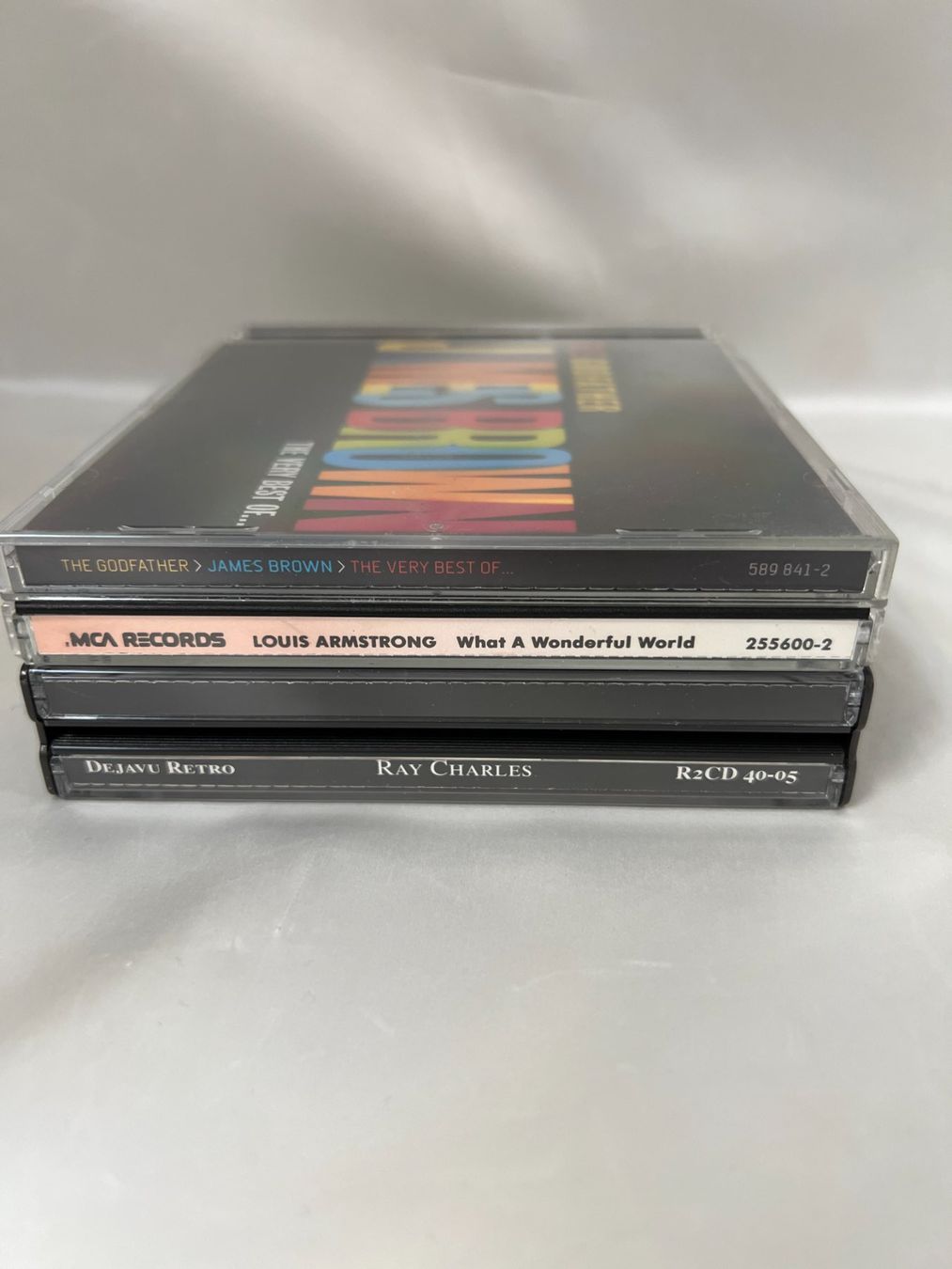 CD: CD-Sammlung: Ray Charles, James Brown, Louis Armstrong – Usato da Zürich venduto da Drahtzug 1