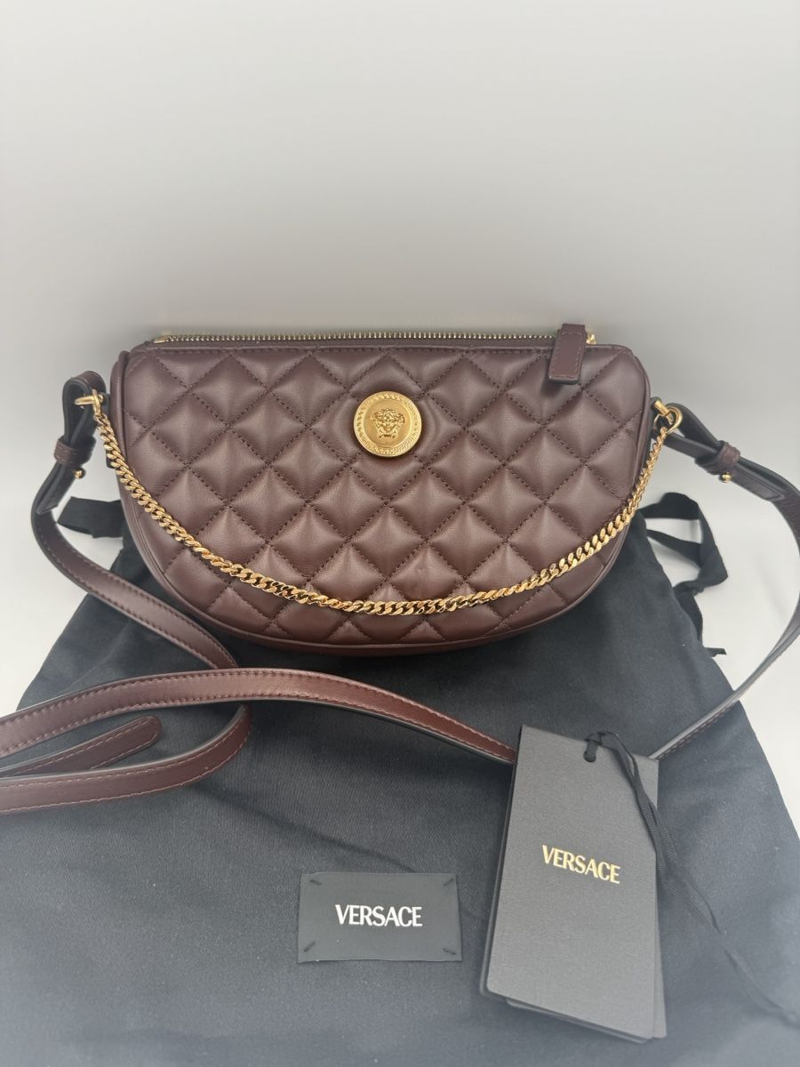 Versace Taschen für Damen: Versace Tasche braun mit Medusa Logo – Neu (gemäss Beschreibung) aus Wiedlisbach von Sistershop