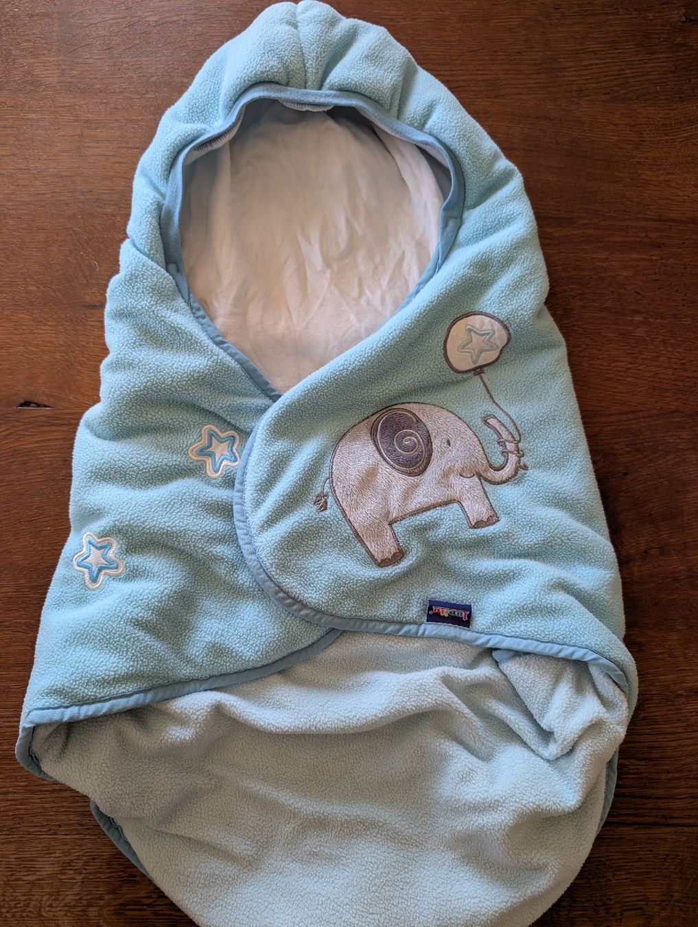 Sacchi a pelo: Kuschlige Einschlagdecke Maxicosi/Kinderwagen blau – Usato da Bern venduto da Zorro333