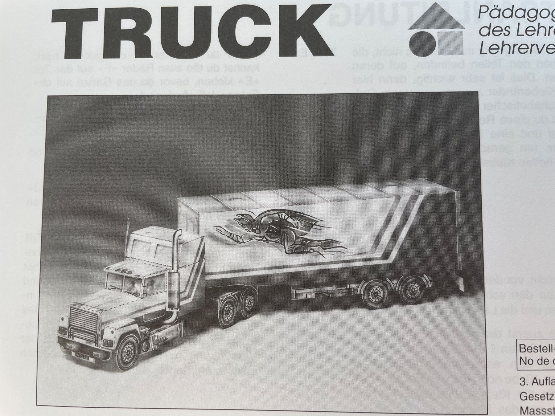 Kit bricolage: Bastelbogen Truck, Nr.322 von 2001 – Nuovo (secondo la descrizione) da Füllinsdorf venduto da bienli 3