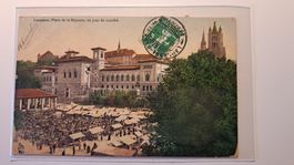 Ancienne CP Lausanne 1910 - La Riponne