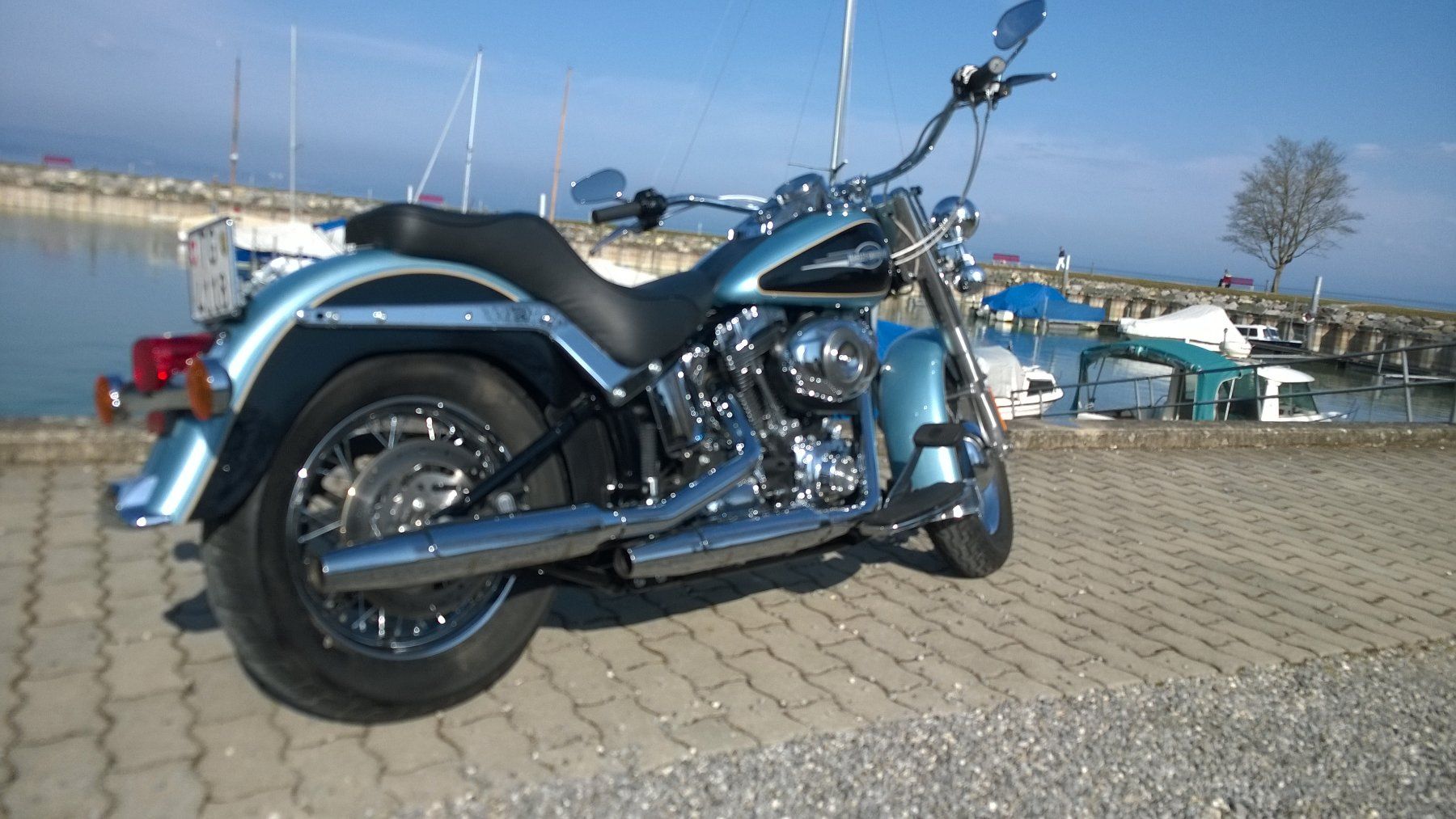 Harley-Davidson Chopper: Harley Davidson FLSTC – Usato da Altnau venduto da wahet 3
