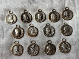 Komplette Serie 12 Schweizer Historische Medaillen