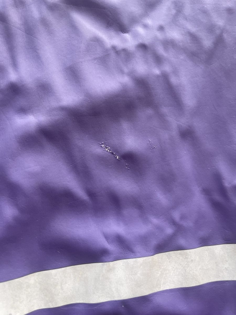 Hosen: Lila-violette Regenhose, Grösse 122, Ideal bei Regenwetter – Gebraucht aus Meilen von Golfer04 3