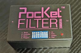 Anatek PocKet FILTER filters 8 switchable types of MIDI Data