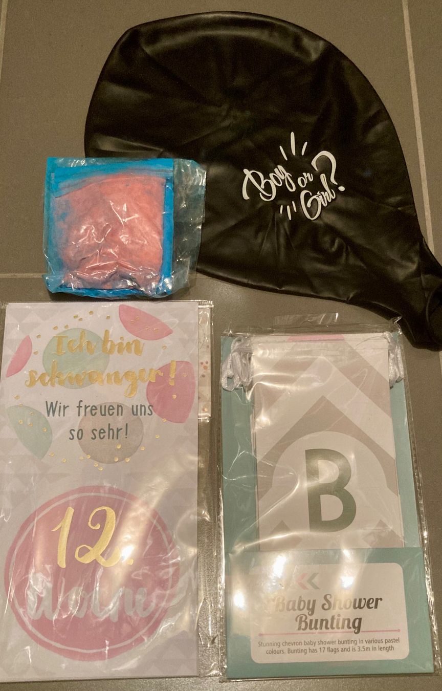 Tutte le decorazioni: Schwangerschaft-Set Babyshower Party – Nuovo (secondo la descrizione) da Soglio venduto da 111Luna111