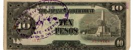 Philippinen 10 Pesos 1942 WWII Occupation SS
