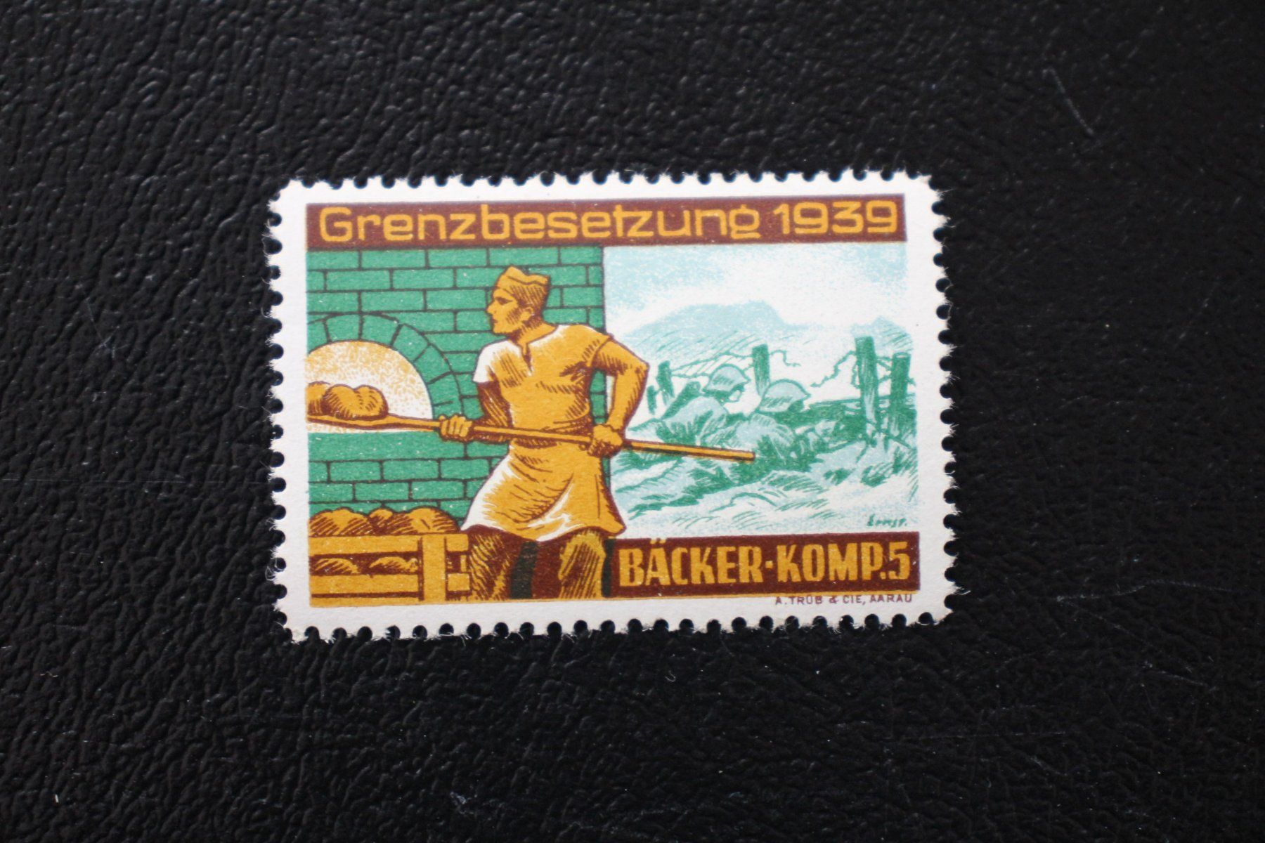 Tutti i francobolli: BÄCKER - KOMP. 5 Grenzbesetzung 1939 – Usato da Wiedlisbach venduto da Hrudolfo