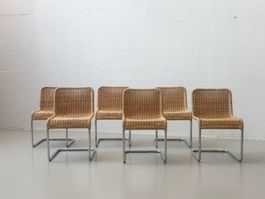 Set aus 6 Freischwinger von Anton Lorenz für Tecta, 1970