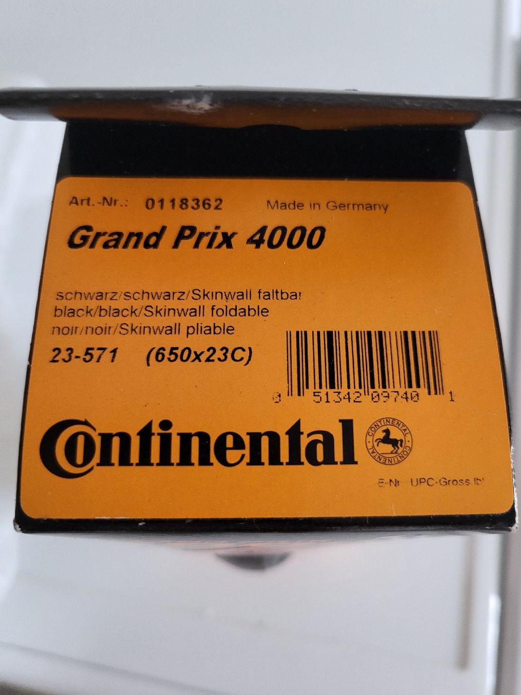 Continental Pièces détachées: Velopneu – Neuf avec emballage d'origine à Oberwil BL par Schlafmuetze01