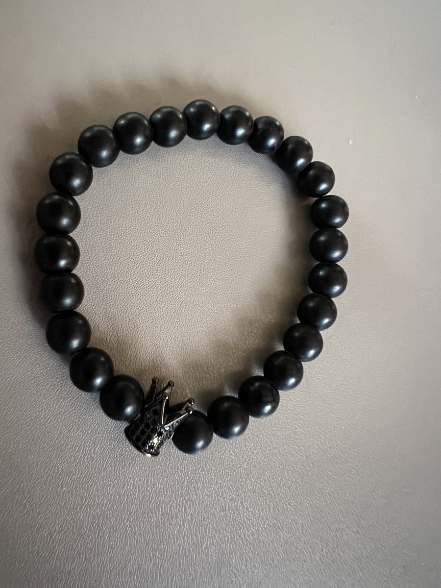 Armbänder & -reifen: Armband schwarz - Krone 2 – Neu (gemäss Beschreibung) aus Ebertswil von Aayra