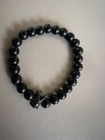 Armband schwarz - Krone 2