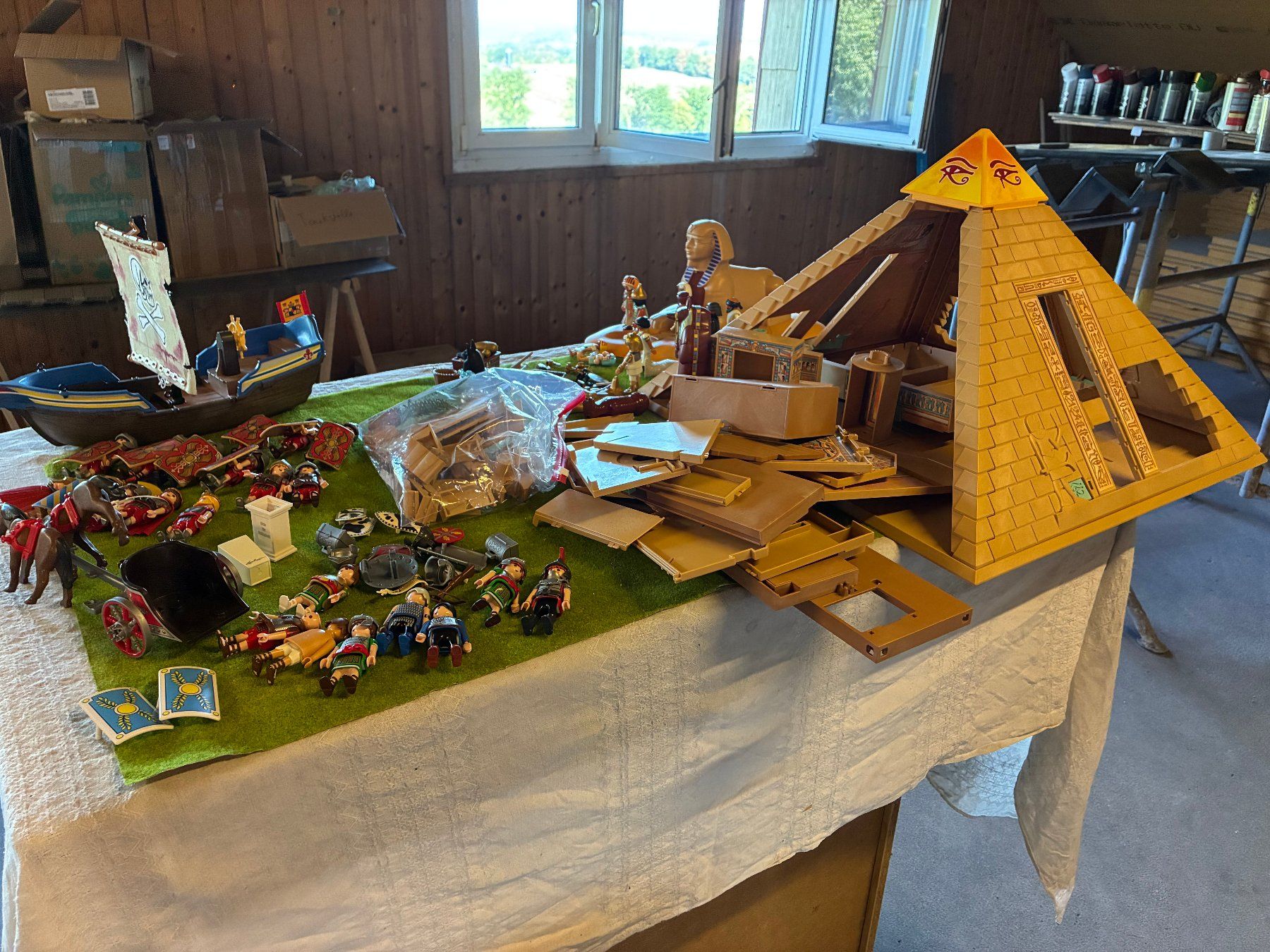 Playmobil Giocattoli: Playmobil Römer- Pyramiede-Schiff – Usato da Ueberstorf venduto da gui_f2q8