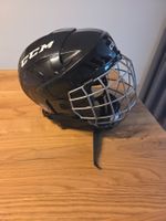Eishockeyhelm CCM FL40 Gr. S mit Gitter schwarz