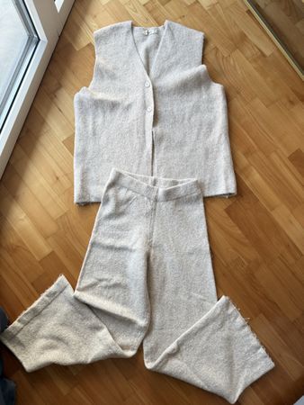 Strick Set Elenza beige Grösse S/M 