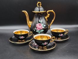 Schaller Wiesau Bavaria Coffee service Porzellan 7-teilig