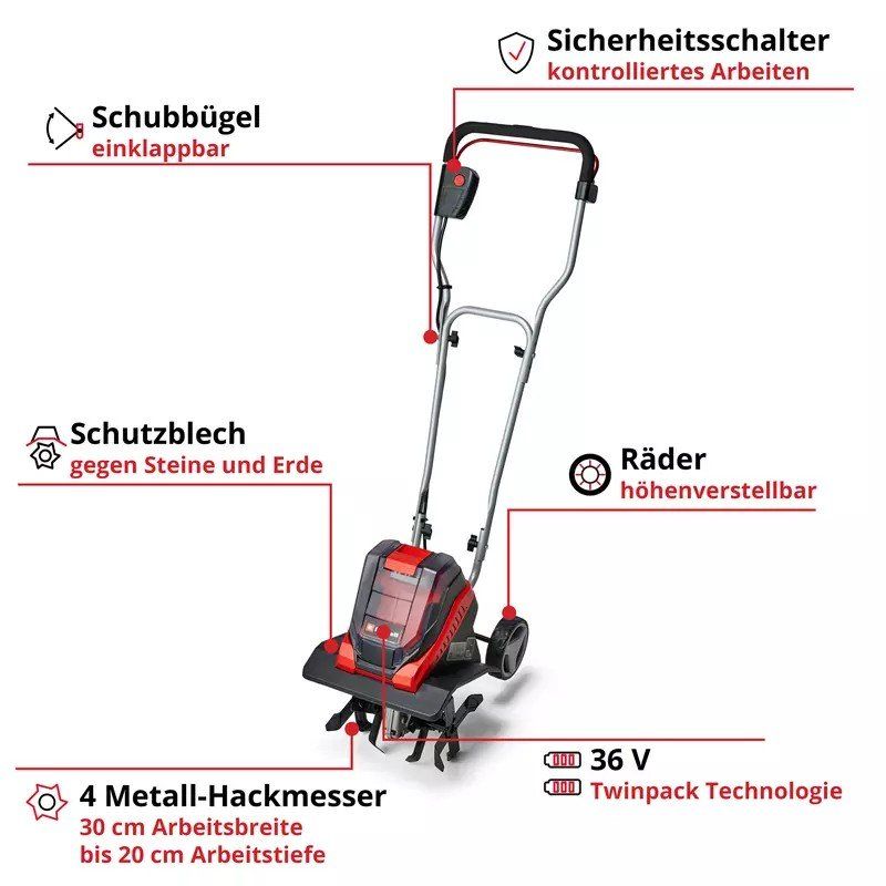 Einhell Alle Maschinen: Akku-Bodenhacke Einhell – Gebraucht aus Horgen von Goros