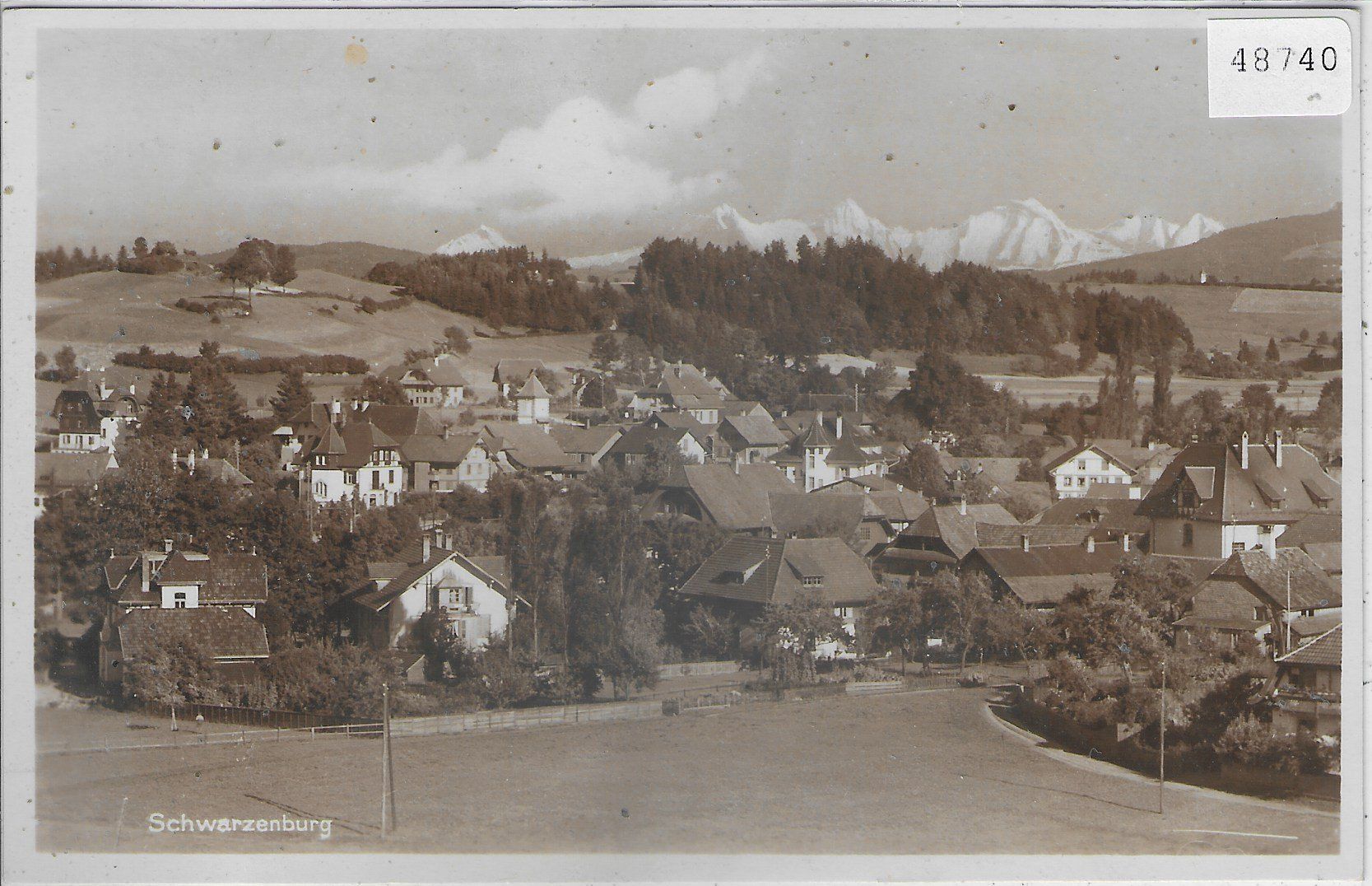 Cartoline postali: Schwarzenburg - Generalansicht – Usato da Ettingen venduto da Kartenplanet