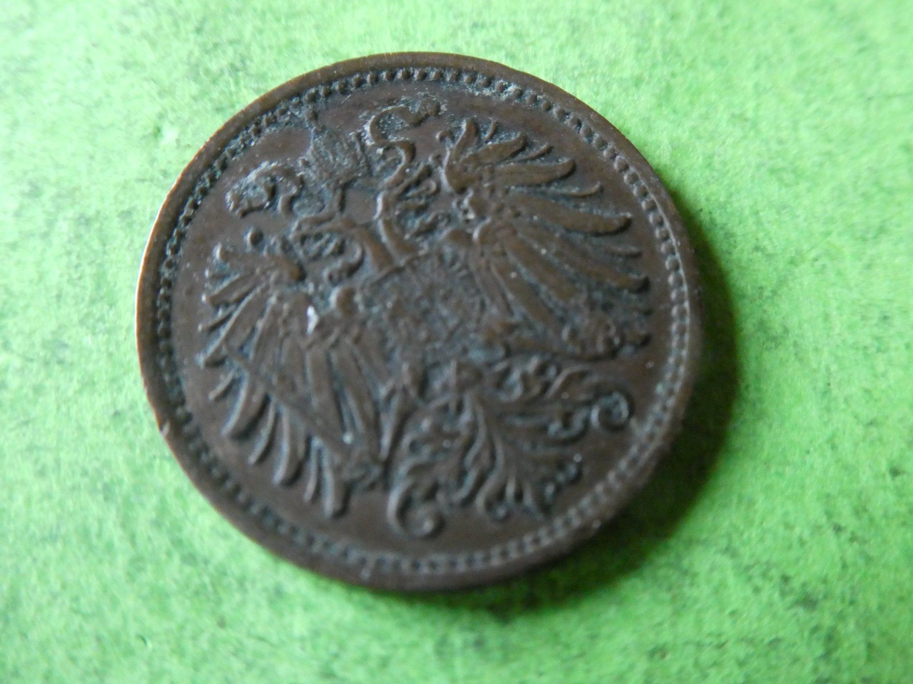 Tutti le monete: Oesterreich 1895, 1 Heller – Usato da Hinterforst venduto da Rohusri 1