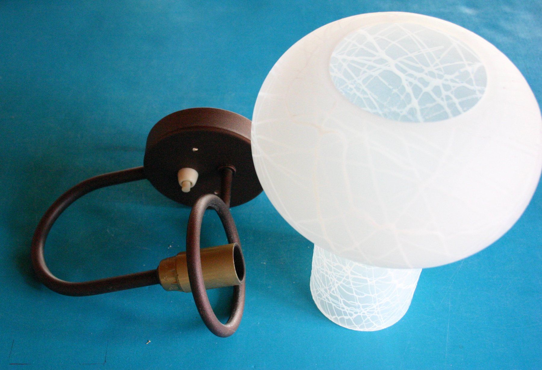 Lampade: Wandlampe, mit Opalglas – Usato da Winkel venduto da gabriele56 5