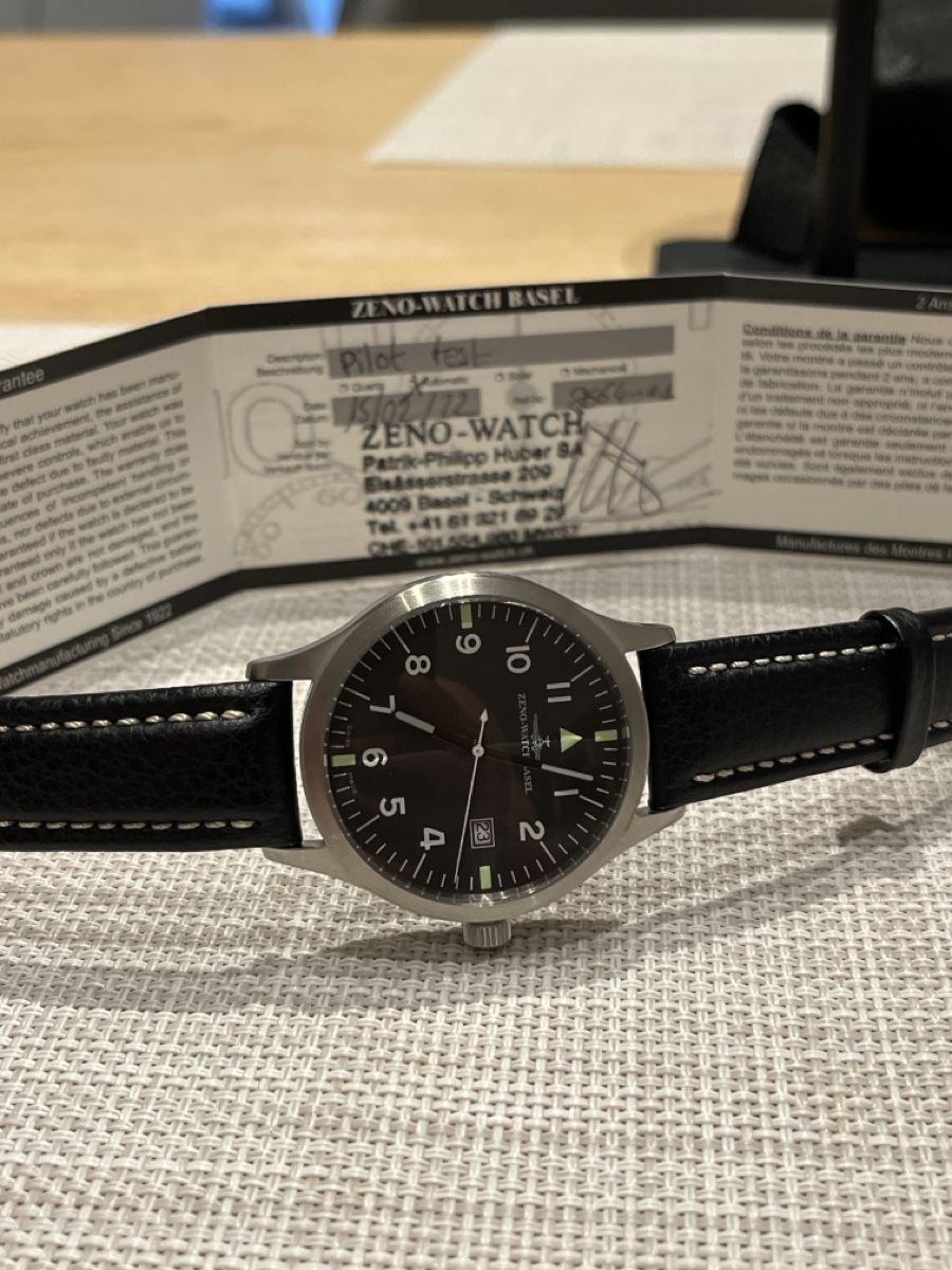Zeno Uhren: Zeno-Watch Basel Pilot Test Herrenuhr – Gebraucht aus Rheineck von UhrenReinhardt 3