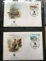 Aserbaidschan 1994 Satz WWF Kaukasusbirkhuhn Ersttagsbriefe