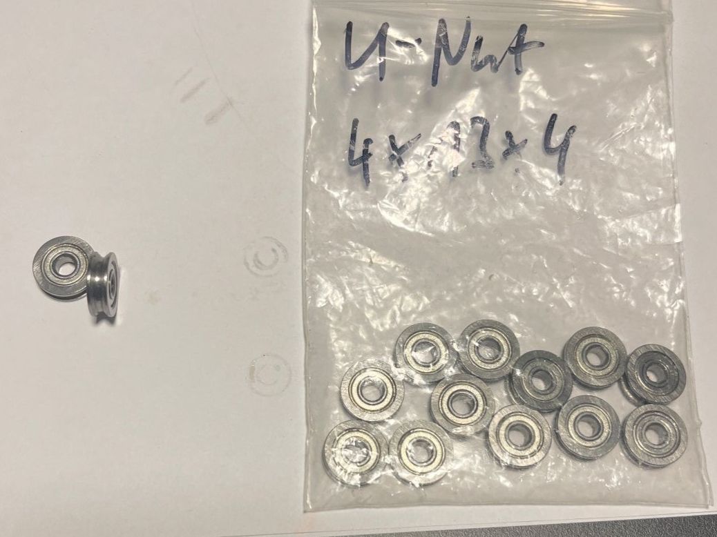 Cuscinetti a sfere: Riemenscheibe, U-Nut 4 x 13 x 4 mm – Nuovo e nell'imballaggio originale da Suhr venduto da Systems