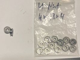 Riemenscheibe, U-Nut 4 x 13 x 4 mm